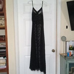 Hot topic, medium black skeleton dress